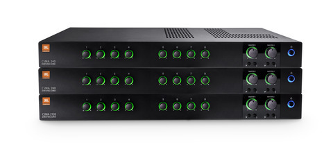 CSMA280 8-INPUT 2 X 80W DRIVECORE MIXER-AMP, FANLESS, 4OHM/8OHM/70V/100V, 1RU FULL-RACK, MOUNTING KIT
